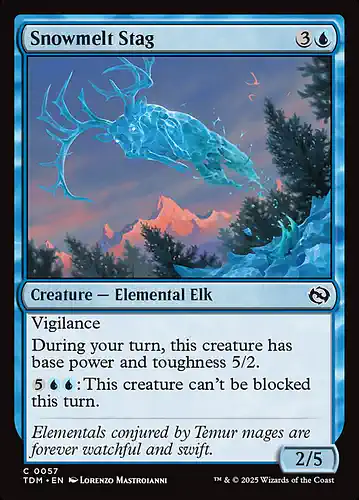 Snowmelt Stag - tdm Spoiler