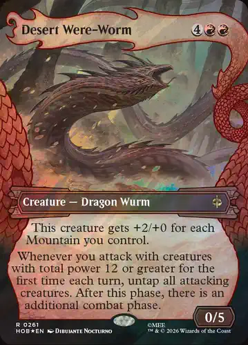 Desert Were-Worm - hob Spoiler