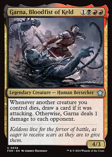 Garna, Bloodfist of Keld - fdn Spoiler