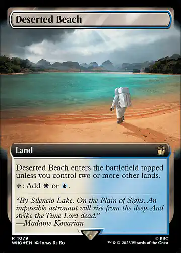 Deserted Beach - who Spoiler