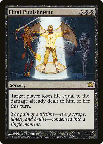 Final Punishment - 9ed Spoiler