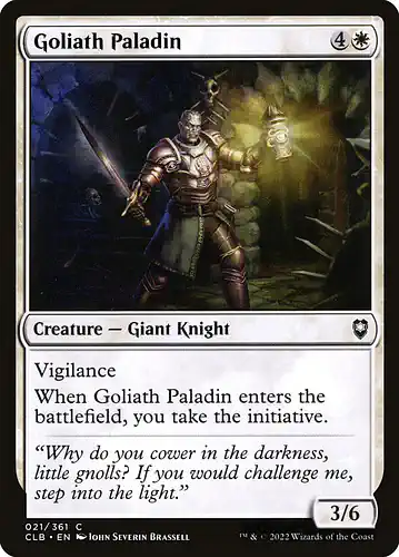 Goliath Paladin - clb Spoiler