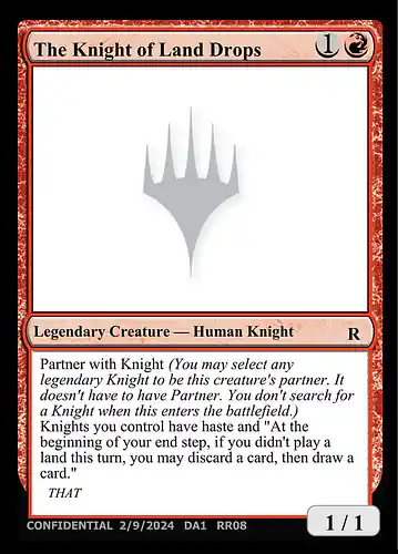 The Knight of Land Drops - unk Spoiler