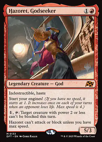 Hazoret, Godseeker - dft Spoiler