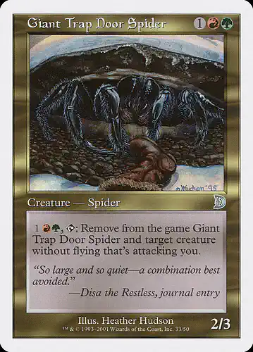 Giant Trap Door Spider - dkm Spoiler