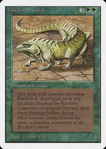 Thicket Basilisk - 2ed Spoiler