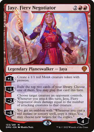 Jaya, Fiery Negotiator - dmu Spoiler