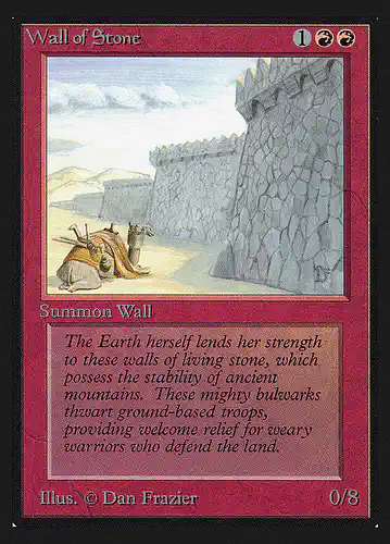 Wall of Stone - cei Spoiler