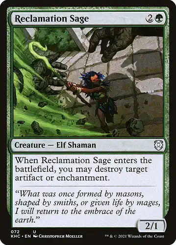 Reclamation Sage - khc Spoiler