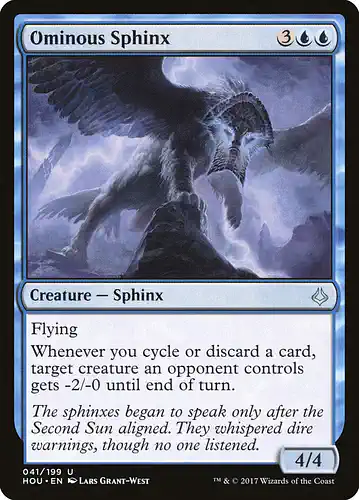 Ominous Sphinx - hou Spoiler