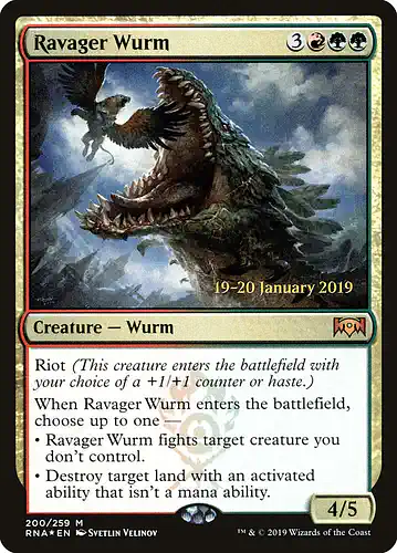 Ravager Wurm - rna Spoiler