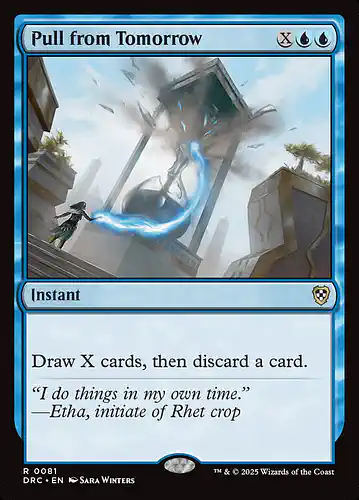 Pull from Tomorrow - drc Spoiler