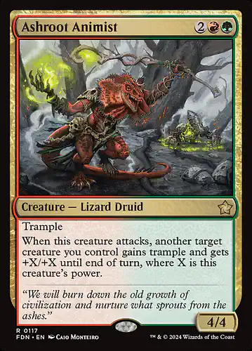 Ashroot Animist - fdn Spoiler