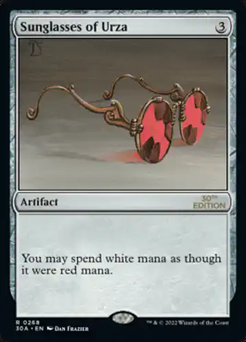 Sunglasses of Urza - 30a Spoiler