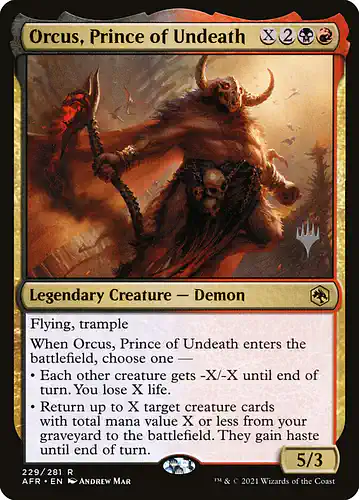 Orcus, Prince of Undeath - afr Spoiler