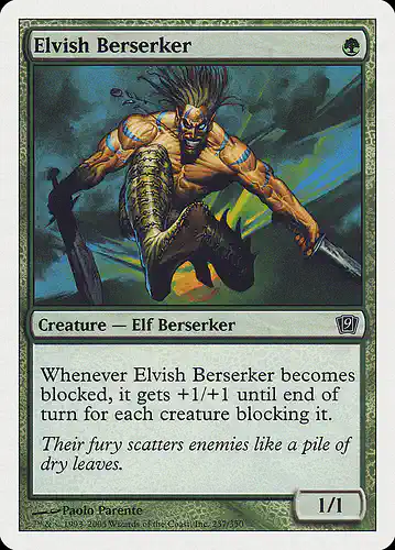 Elvish Berserker - 9ed Spoiler