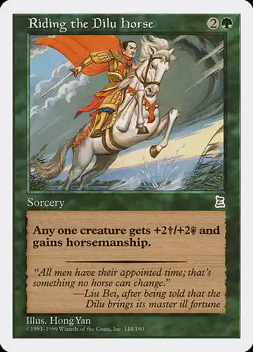 Riding the Dilu Horse - ptk Spoiler