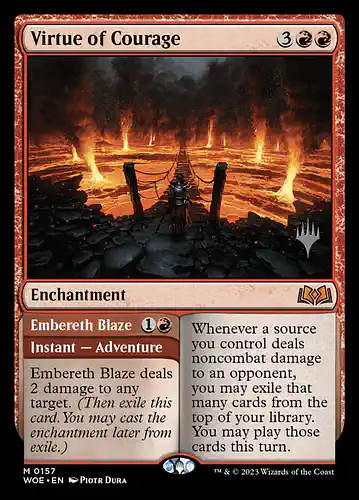 Virtue of Courage - woe Spoiler