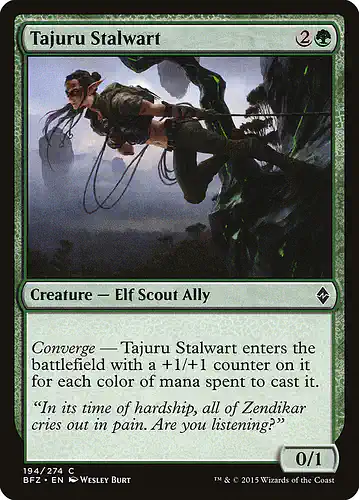 Tajuru Stalwart - bfz Spoiler