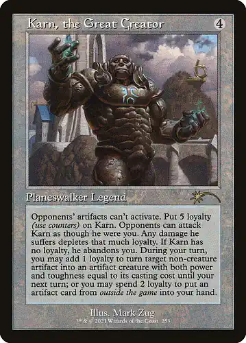 Karn, the Great Creator - sld Spoiler