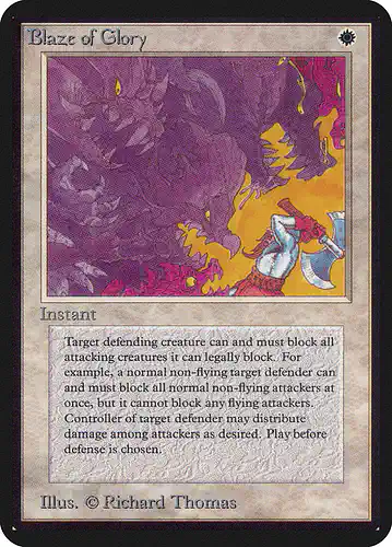 Blaze of Glory - lea Spoiler