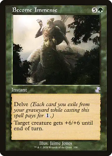 Become Immense - tsr Spoiler
