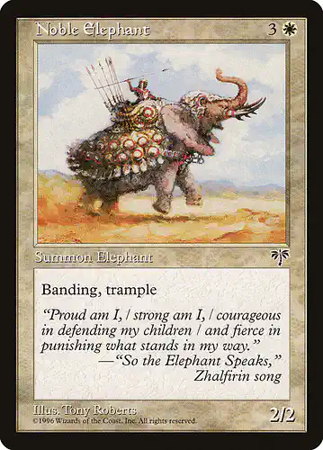 Noble Elephant - mir Spoiler