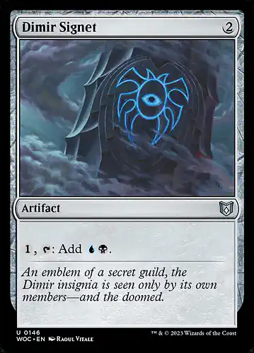 Dimir Signet - woc Spoiler
