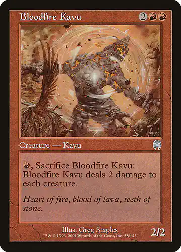 Bloodfire Kavu - apc Spoiler