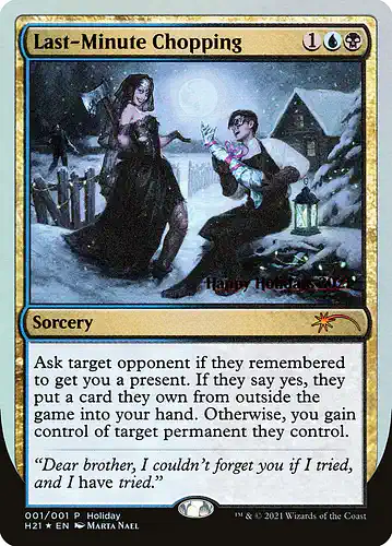 Last-Minute Chopping - hho Spoiler