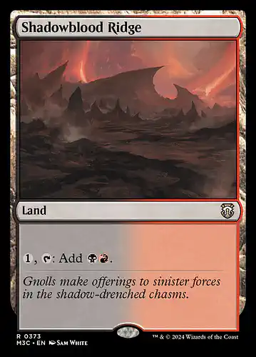 Shadowblood Ridge - m3c Spoiler