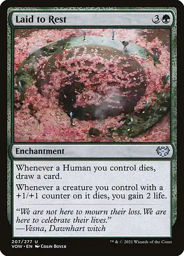 Laid to Rest - vow Spoiler
