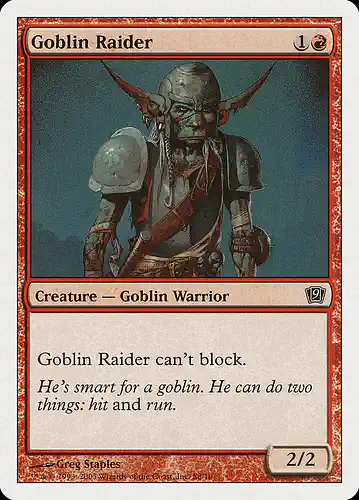Goblin Raider - 9ed Spoiler