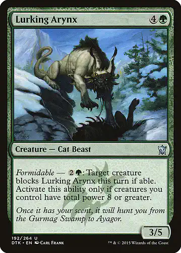 Lurking Arynx - dtk Spoiler