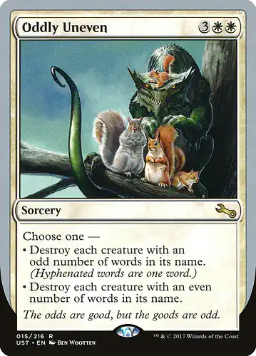 Oddly Uneven - ust Spoiler