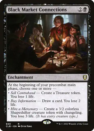 Black Market Connections - clb Spoiler