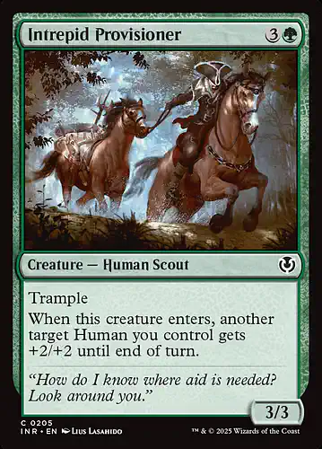 Intrepid Provisioner - inr Spoiler