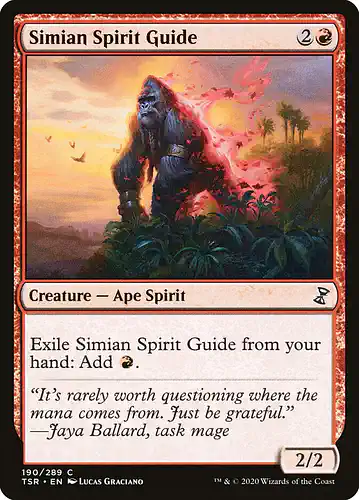Simian Spirit Guide - tsr Spoiler