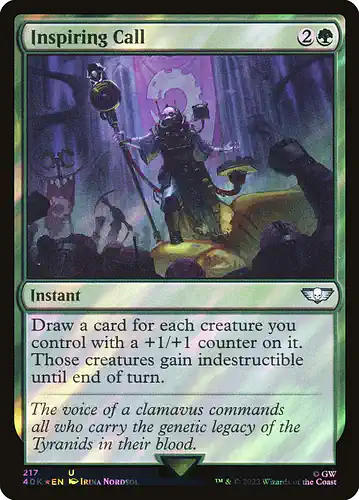 Inspiring Call - 40k Spoiler
