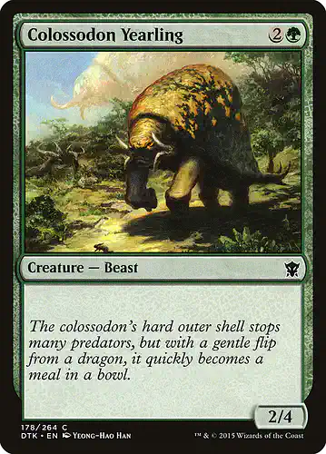 Colossodon Yearling - dtk Spoiler