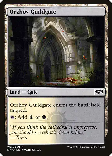 Orzhov Guildgate - rna Spoiler