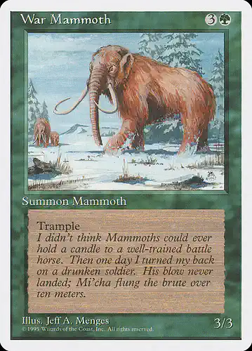 War Mammoth - 4ed Spoiler