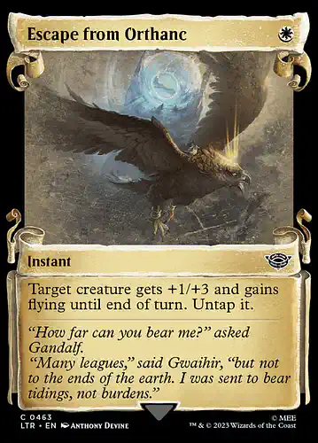 Escape from Orthanc - ltr Spoiler