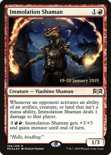 Immolation Shaman - rna Spoiler