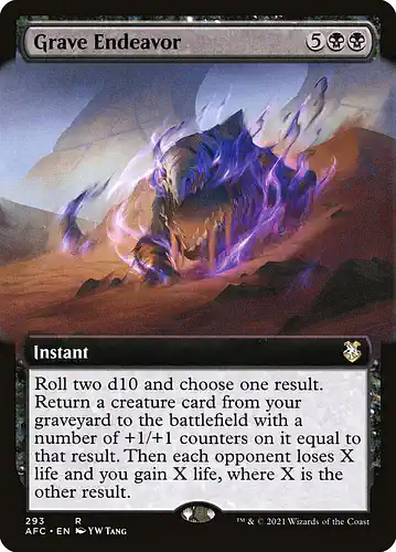 Grave Endeavor - afc Spoiler