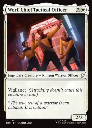 Worf, Chief Tactical Officer - trc Spoiler
