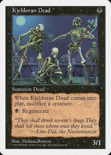 Kjeldoran Dead - 5ed Spoiler