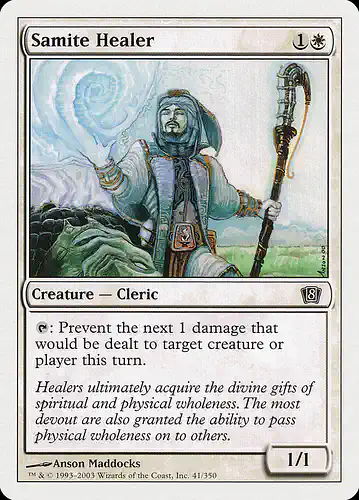 Samite Healer - 8ed Spoiler