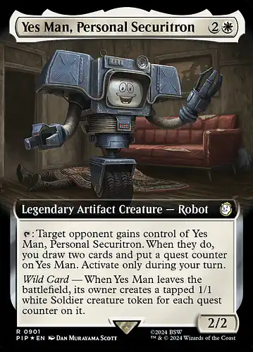 Yes Man, Personal Securitron - pip Spoiler