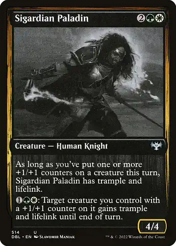 Sigardian Paladin - dbl Spoiler